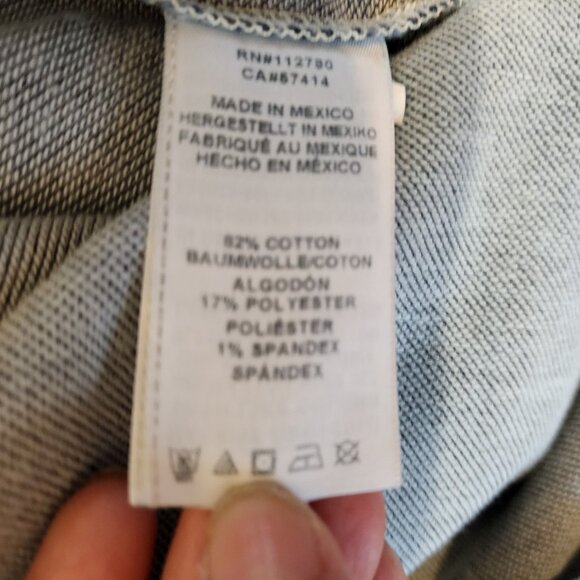 True Religion Men's Sweatshirt XL/TG Crafted With Pride Zip Hoodie Indigo Blue - Picture 14 of 15